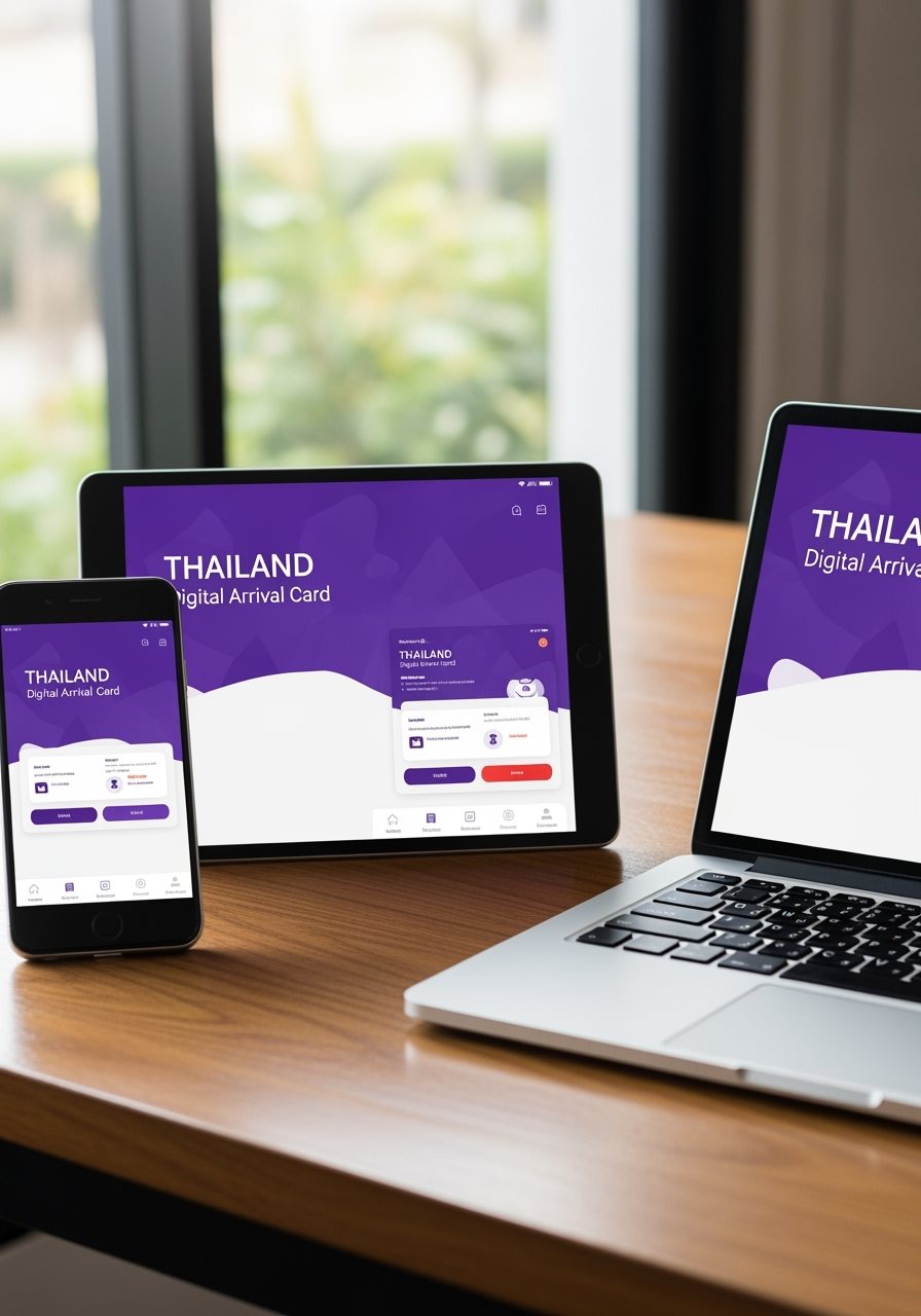 Mobile convenience of Thailand Digital Arrival Card
