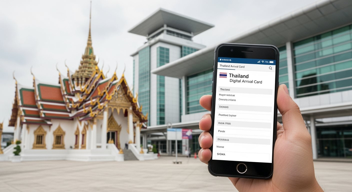 Thailand Digital Arrival Card online form