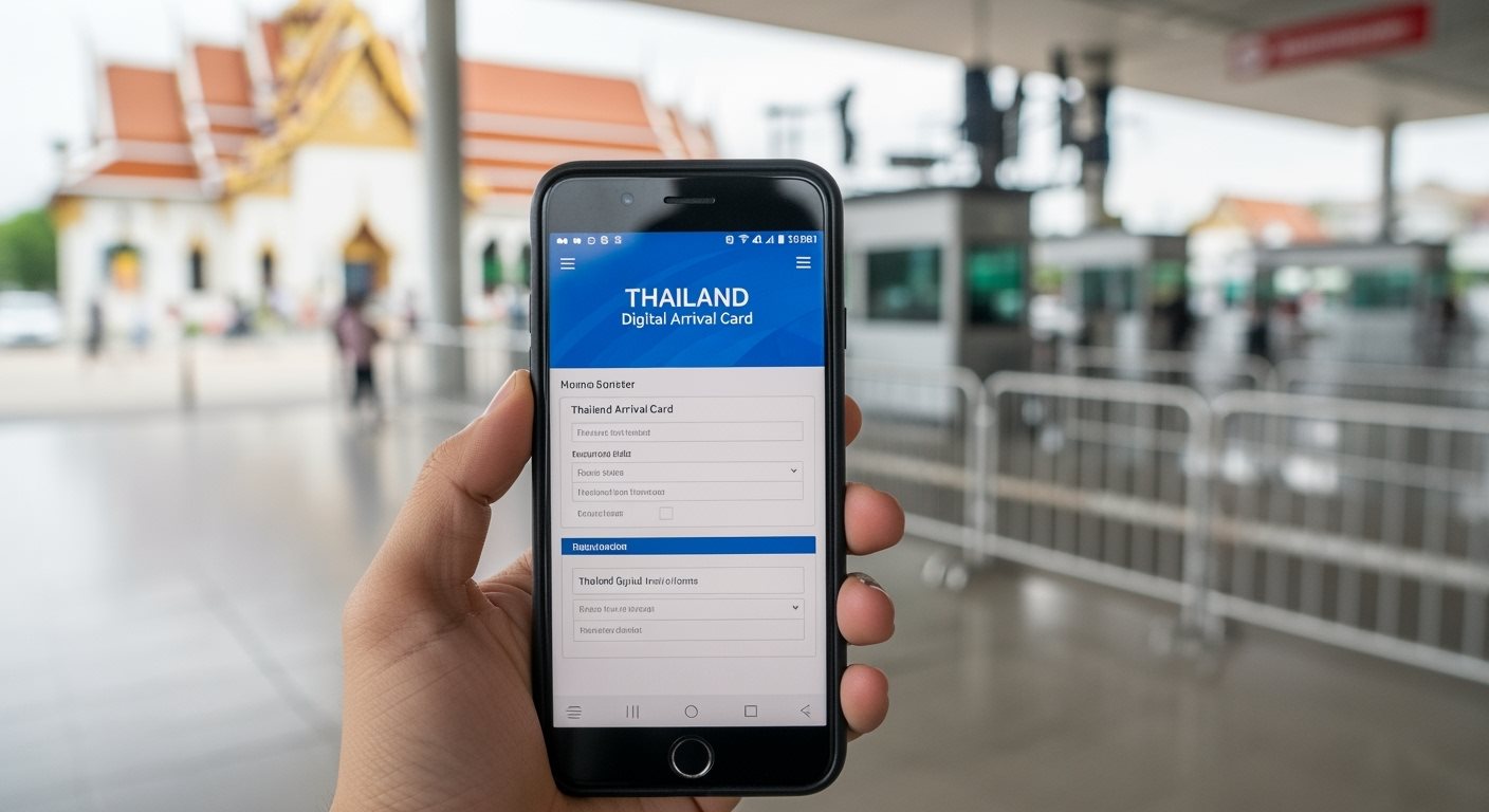 Thailand Digital Arrival Card Passport Requirements